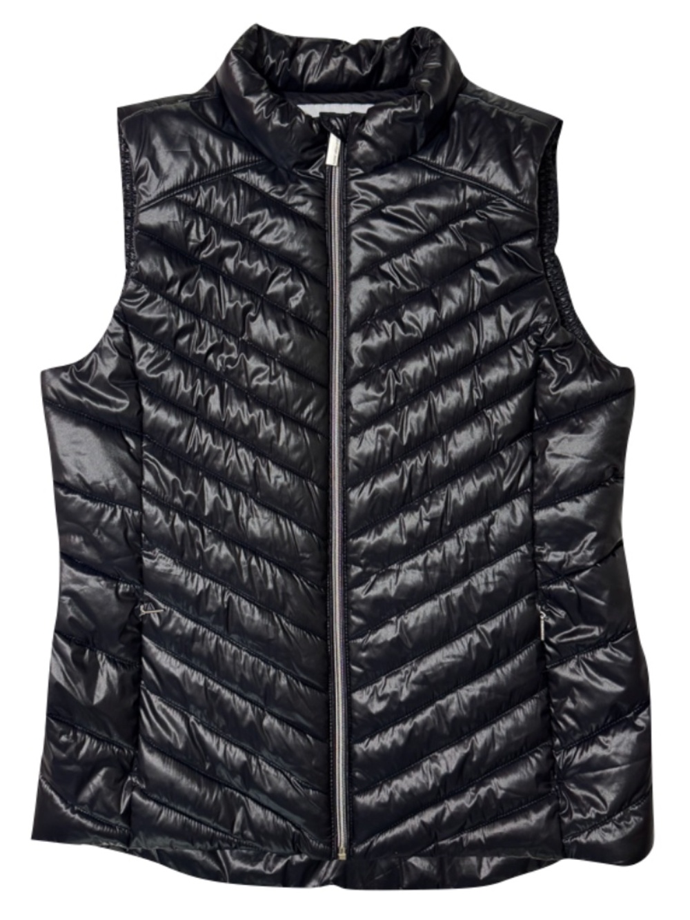 Calvin Klein Quilted Black Puffer Vest Size Medium